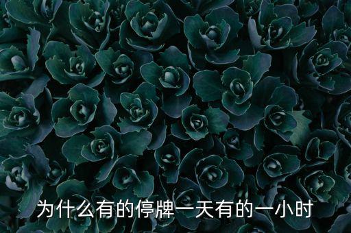 什么情況下停牌一小時(shí)，當(dāng)日委托幾點(diǎn)起有效要是停牌一小時(shí)幾點(diǎn)開始