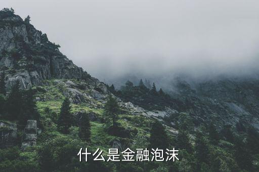 金融行業(yè)泡沫多是什么意思，甚么是金融市場(chǎng)的泡沫現(xiàn)象