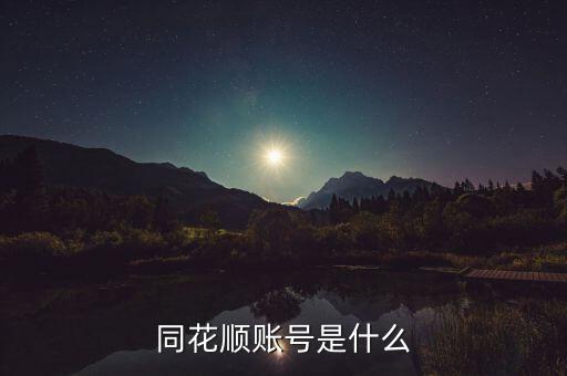 同花順主板賬戶是什么，同花順模擬炒股的交易賬號是什么