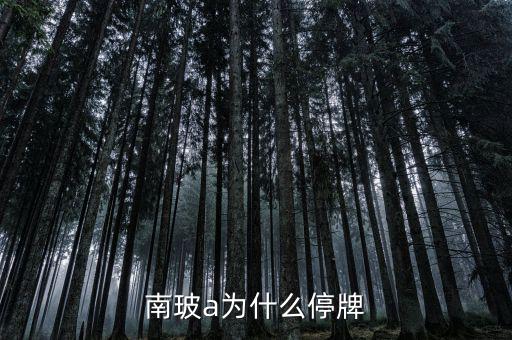 南玻a為什么停牌，有誰知道南玻a這次停牌什么時候才開盤