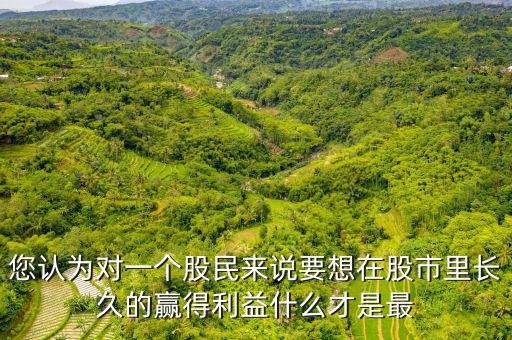 什么才是股票中最重要的技術(shù)，您認(rèn)為對(duì)一個(gè)股民來說要想在股市里長久的贏得利益什么才是最