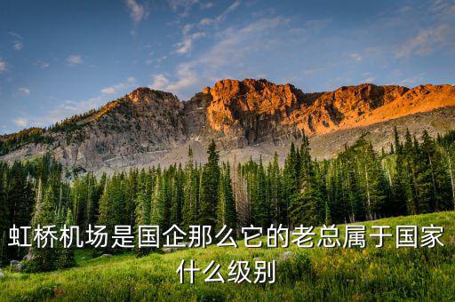 機場董事長什么級別，虹橋機場是國企那么它的老總屬于國家什么級別