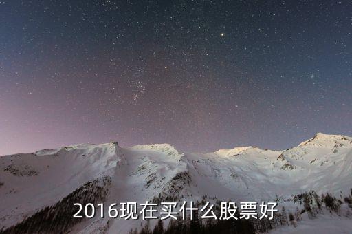 2016買什么概念股好，2016年底買什么股票好