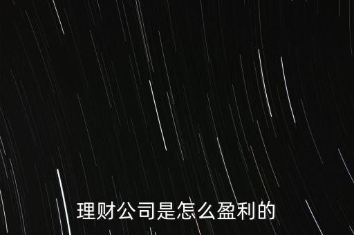 投資公司靠什么賺錢，投資理財公司靠什么賺錢