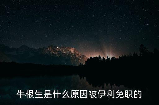 牛根生為什么離開蒙牛，牛根生是誰為什么要辭任
