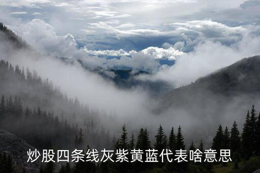 銀河證券黃藍(lán)線什么意思，您好股市紅線黃線藍(lán)線各是什么意思
