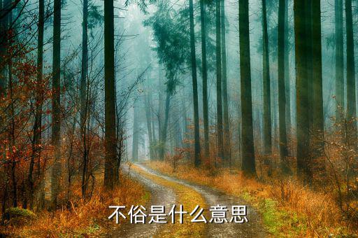 股票不俗表現(xiàn)是什么意思，不俗是什么意思