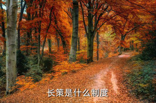 長(zhǎng)策指的是什么，長(zhǎng)策是什么制度
