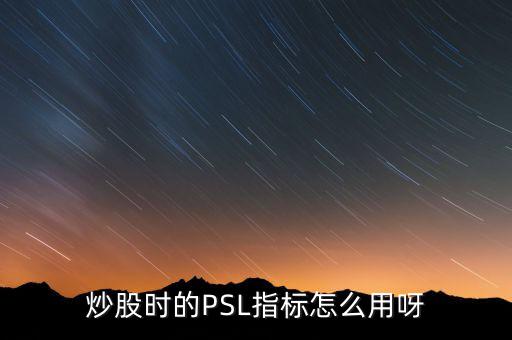 央行psl是什么，psl是什么意思