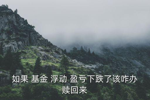 基金浮動盈虧怎么提取,浮動盈虧是正數(shù)，表示你賺了