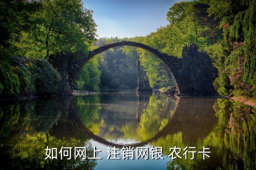 農(nóng)行卡網(wǎng)銀怎么注銷(xiāo),農(nóng)行銀行卡注銷(xiāo)網(wǎng)銀，k寶為提供支援