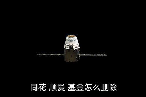  同花 順愛(ài) 基金怎么刪除