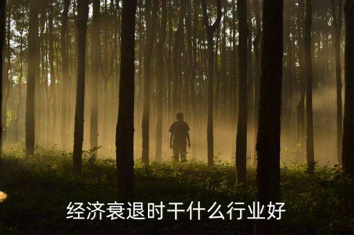 經濟衰退什么行業(yè)繁榮，日本經濟衰退哪個行業(yè)呈現繁榮