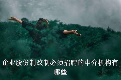 什么樣的重組需要中介選聘，企業(yè)股份制改制必須招聘的中介機(jī)構(gòu)有哪些