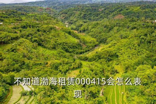 渤海租賃為什么漲的慢，不知道渤海租賃000415會(huì)怎么表現(xiàn)