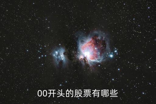 00打頭的是什么股票，00開頭的是什么股票