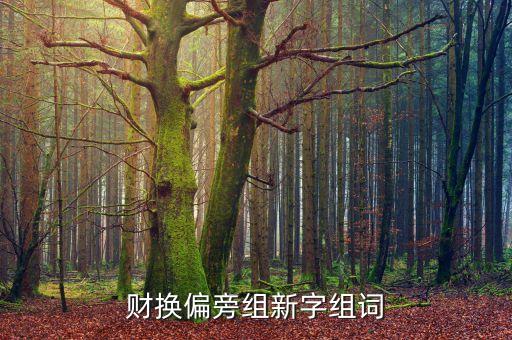 財能換什么，財 字可以換什么偏旁