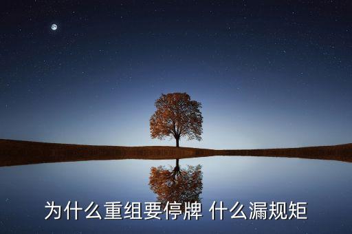 為什么湘潭電化重組暫停，湘潭電化股票停牌是什么意思