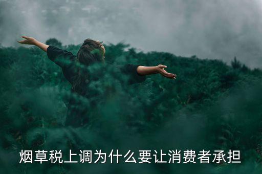 中國(guó)稅制煙草消費(fèi)稅為什么調(diào)整，煙草稅上調(diào)目的