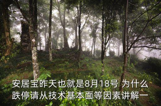 安居寶為什么虧損，安居寶昨天也就是8月18號(hào) 為什么跌停請(qǐng)從技術(shù)基本面等因素講解一