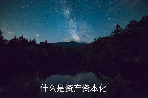 國有資產(chǎn)資本化是什么，資產(chǎn)資本化是什么意思
