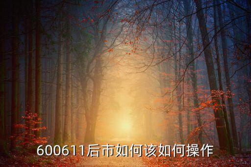 600611有什么概念，600611后市如何該如何操作