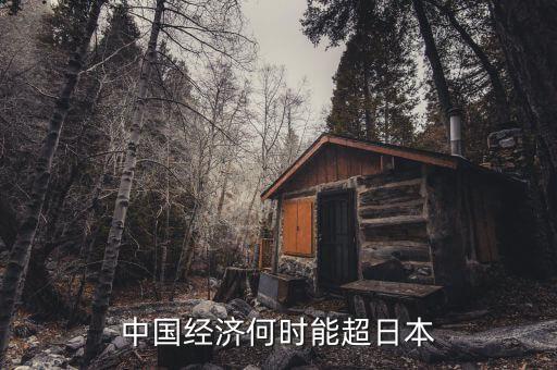 中國(guó)gdp什么時(shí)候超過日本，中國(guó)的經(jīng)濟(jì)什么時(shí)候能超越日本