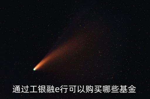 通過(guò)工銀融e行可以購(gòu)買哪些基金