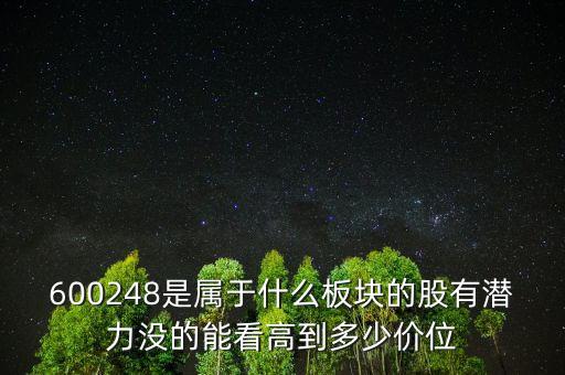 佳電股份是什么板塊，600248是屬于什么板塊的股有潛力沒的能看高到多少價位