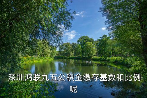  深圳鴻聯(lián)九五公積金繳存基數和比例呢