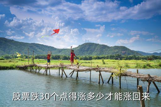  股票跌30個點(diǎn)得漲多少才能漲回來