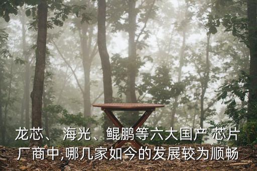 龍芯、 海光、鯤鵬等六大國產(chǎn) 芯片廠商中,哪幾家如今的發(fā)展較為順暢