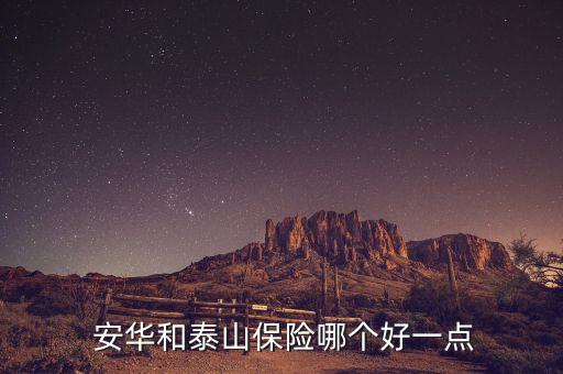  安華和泰山保險哪個好一點(diǎn)