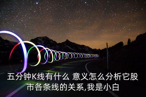 五分鐘K線有什么 意義怎么分析它股市各條線的關系,我是小白