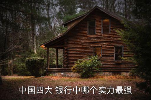 中國四大 銀行中哪個(gè)實(shí)力最強(qiáng)