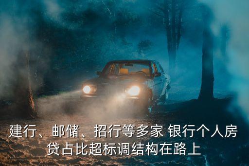 建行、郵儲(chǔ)、招行等多家 銀行個(gè)人房貸占比超標(biāo)調(diào)結(jié)構(gòu)在路上