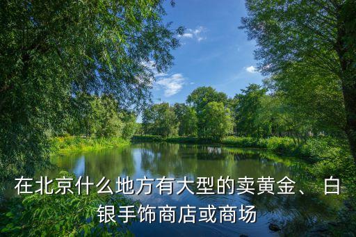 在北京什么地方有大型的賣(mài)黃金、 白銀手飾商店或商場(chǎng)