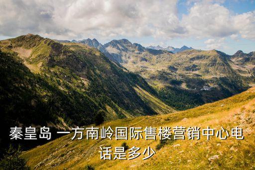 秦皇島 一方南嶺國(guó)際售樓營(yíng)銷(xiāo)中心電話(huà)是多少