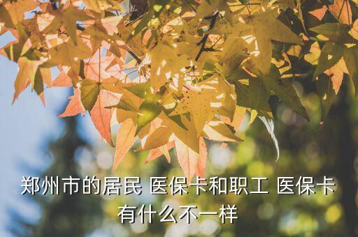 鄭州市的居民 醫(yī)?？ê吐毠?醫(yī)?？ㄓ惺裁床灰粯? class=
