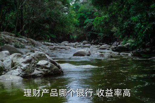 理財產品哪個銀行 收益率高