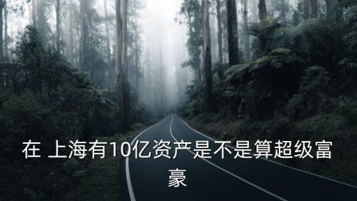 在 上海有10億資產是不是算超級富豪