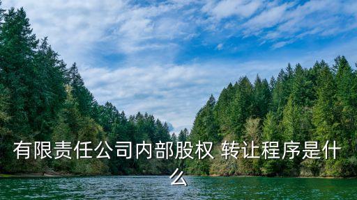 有限責任公司內(nèi)部股權 轉讓程序是什么