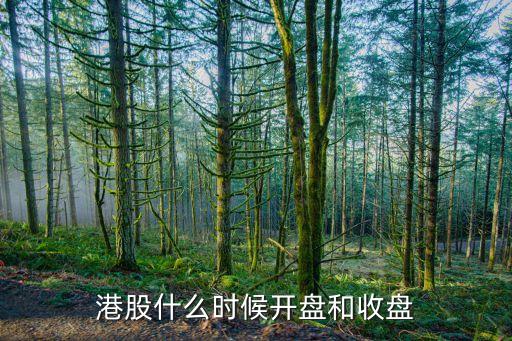 港股什么時(shí)候開(kāi)盤(pán)和收盤(pán)