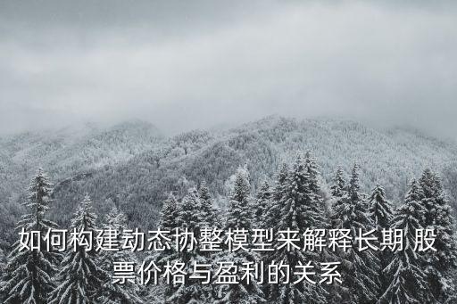 如何構(gòu)建動態(tài)協(xié)整模型來解釋長期 股票價(jià)格與盈利的關(guān)系