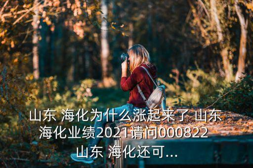  山東 ?；癁槭裁礉q起來了 山東 海化業(yè)績2021請問000822 山東 ?；€可...