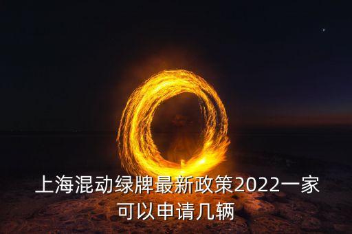 上?；靹泳G牌最新政策2022一家可以申請幾輛