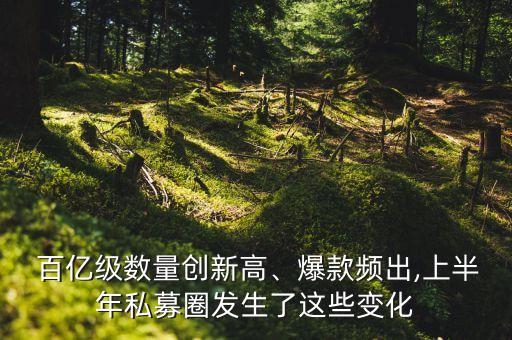  百億級數(shù)量創(chuàng)新高、爆款頻出,上半年私募圈發(fā)生了這些變化