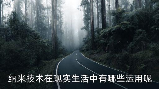  納米技術在現(xiàn)實生活中有哪些運用呢