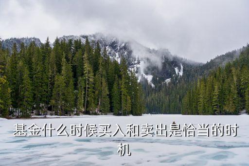  基金什么時(shí)候買(mǎi)入和賣(mài)出是恰當(dāng)?shù)臅r(shí)機(jī)