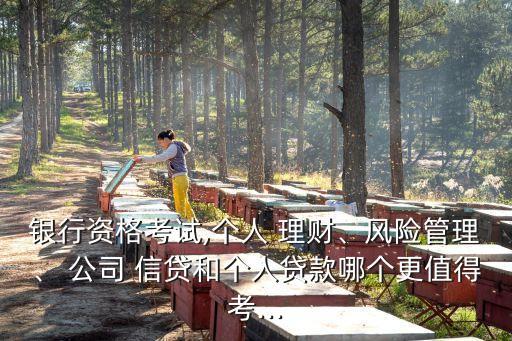 銀行資格考試,個人 理財、風險管理、 公司 信貸和個人貸款哪個更值得考...